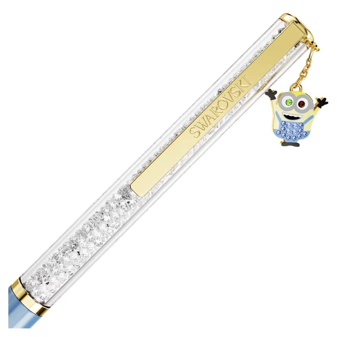 Swarovski Crystalline Ballpoint Pen Minions - Blue with Gold Tone Plating