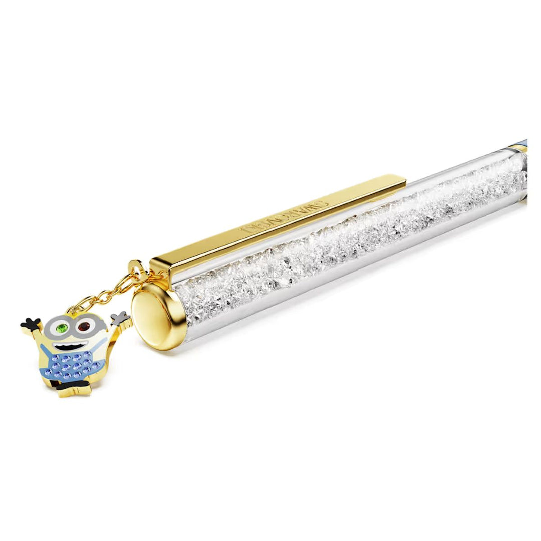 Swarovski Crystalline Ballpoint Pen Minions - Blue with Gold Tone Plating