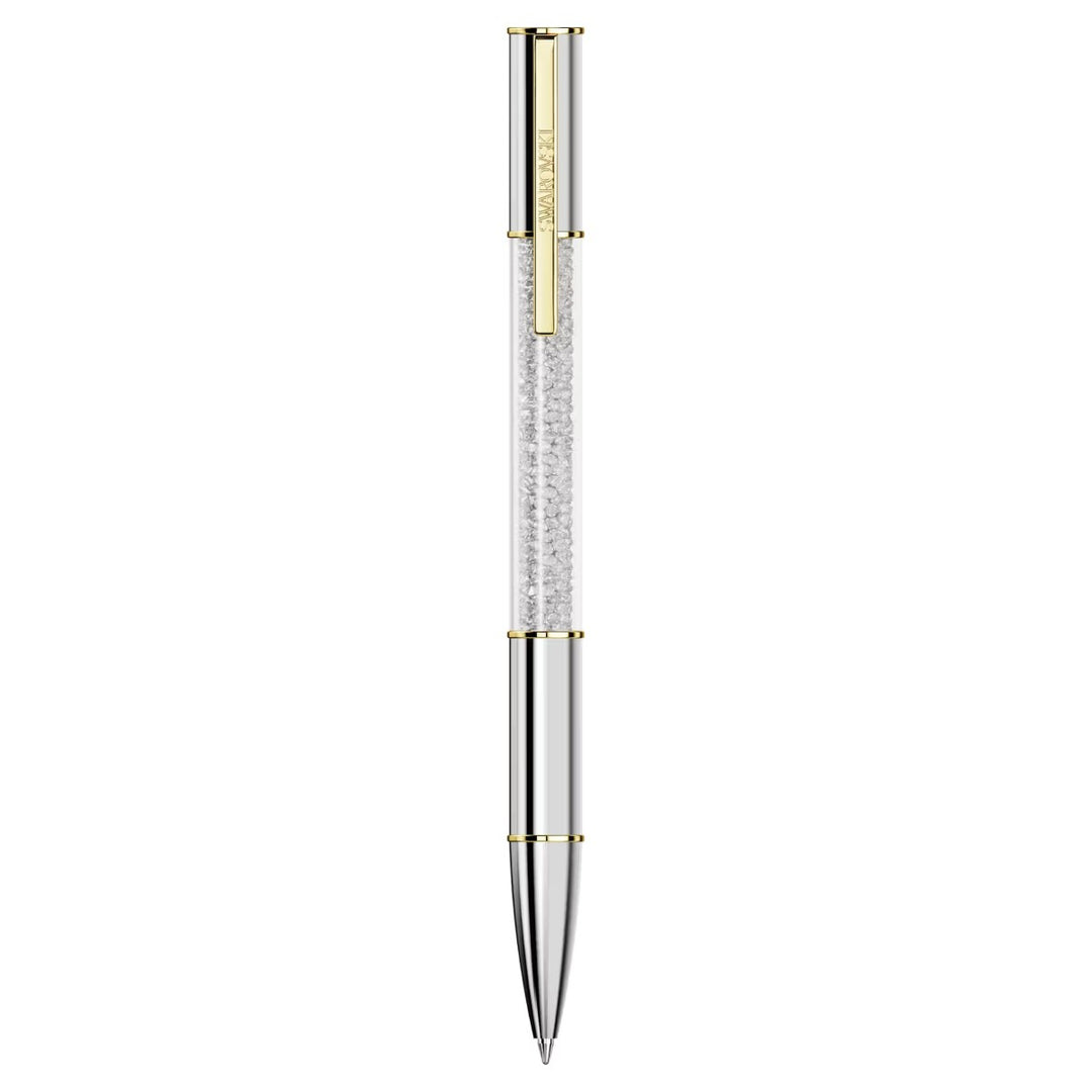 Swarovski Crystalline Lustre Ballpoint Pen Silver Gold Tone Plated