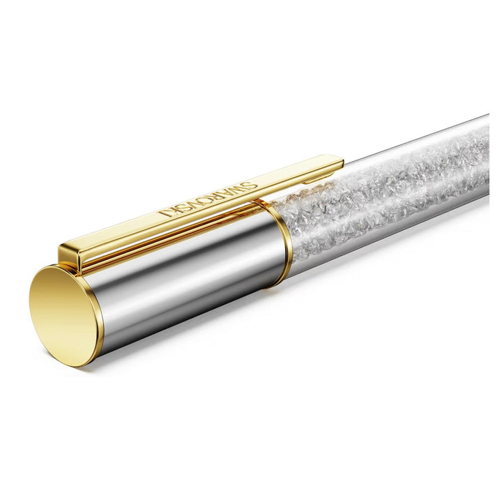 Swarovski Crystalline Lustre Ballpoint Pen Silver Gold Tone Plated
