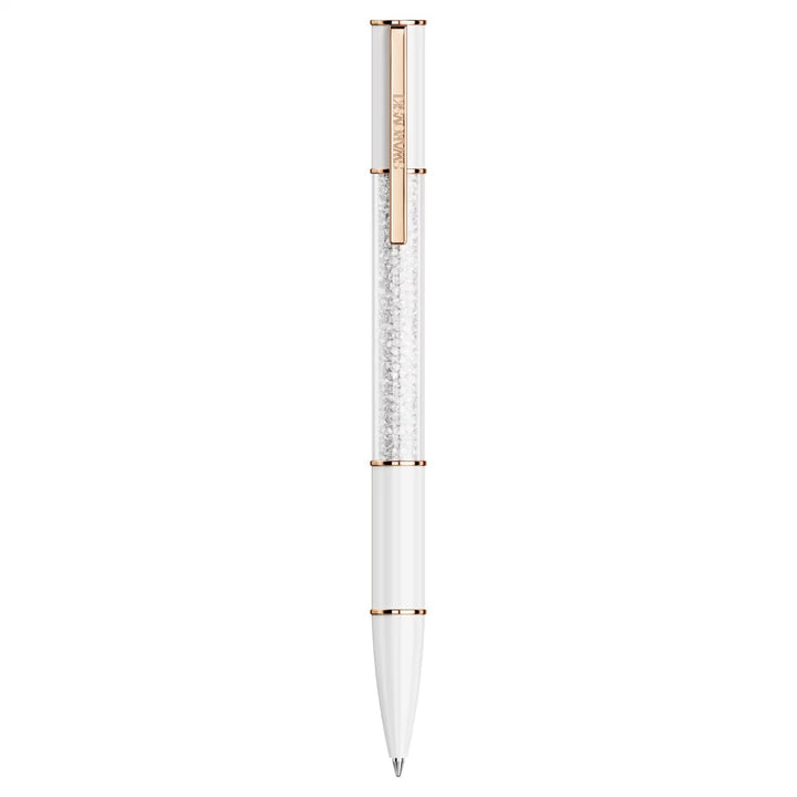 Swarovski Crystalline Lustre Ballpoint Pen White Rose Gold-Tone Plated