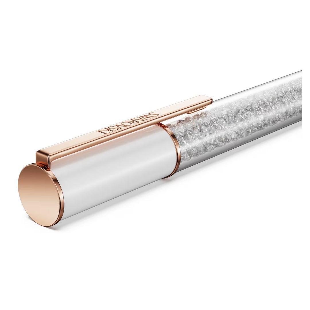 Swarovski Crystalline Lustre Ballpoint Pen White Rose Gold-Tone Plated