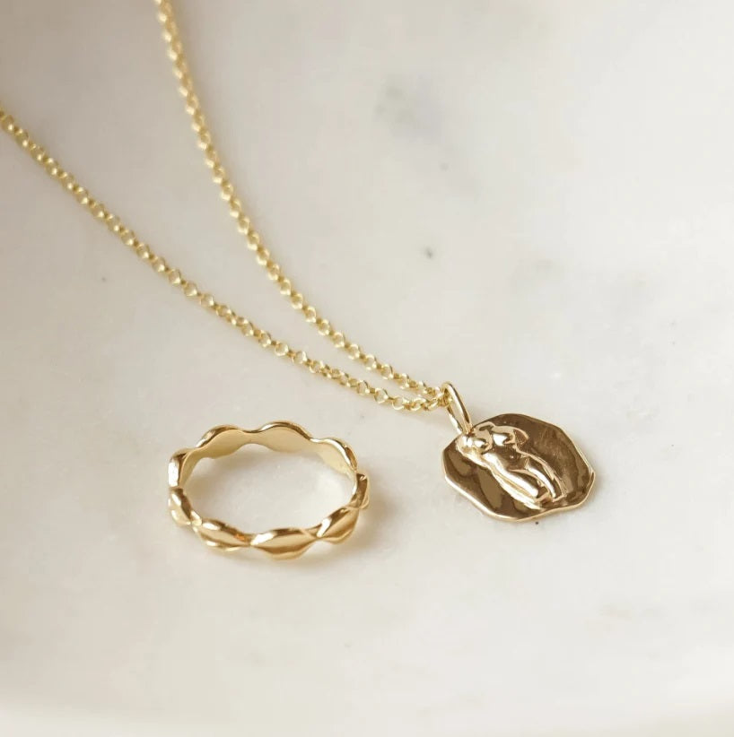 Daisy Aphrodite Necklace -  Gold AN01_GP