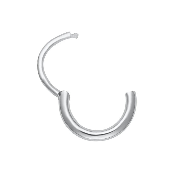 Scream Pretty Plain Daith Hoop Single Earring - Silver