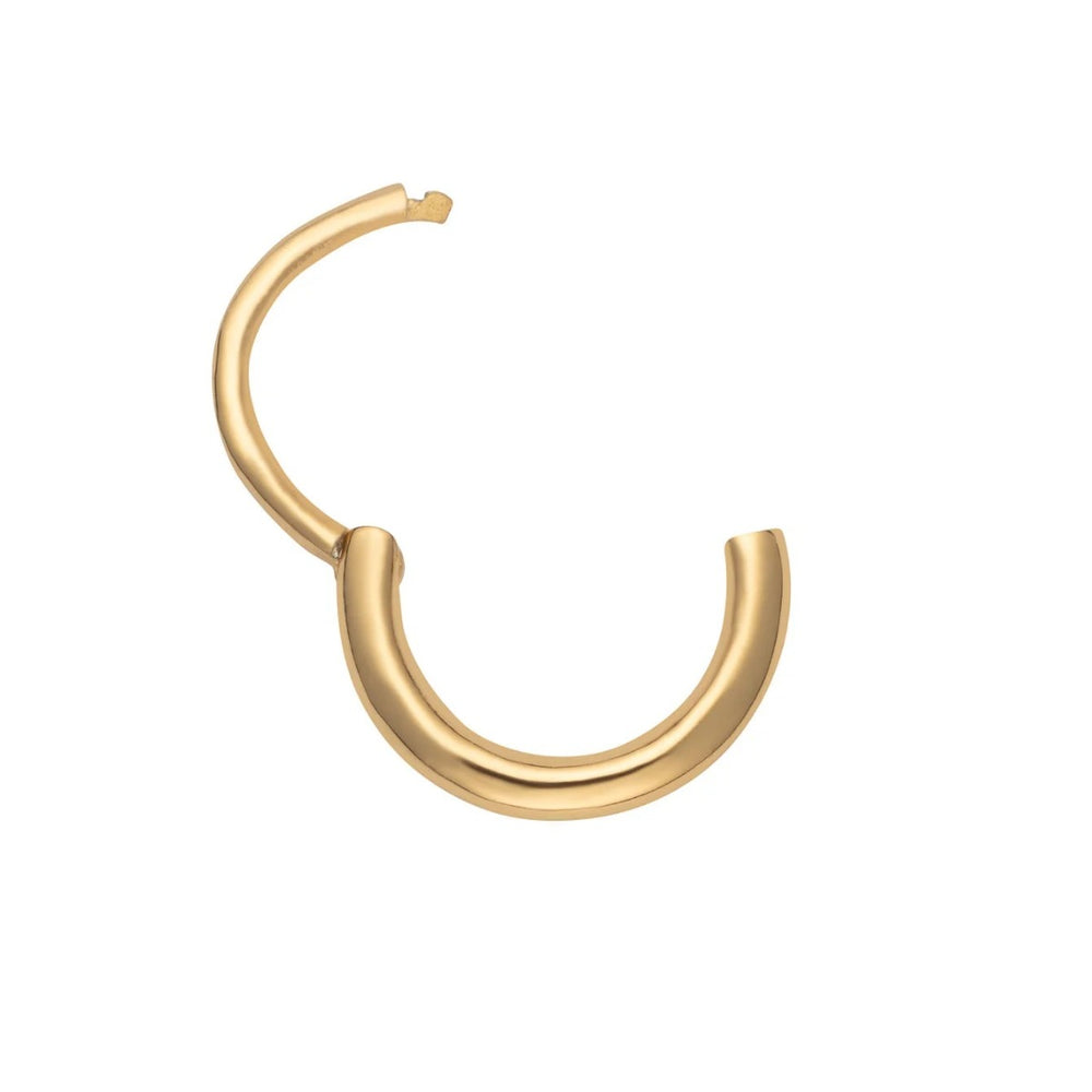Scream Pretty Plain Daith Hoop Single Earring - Gold