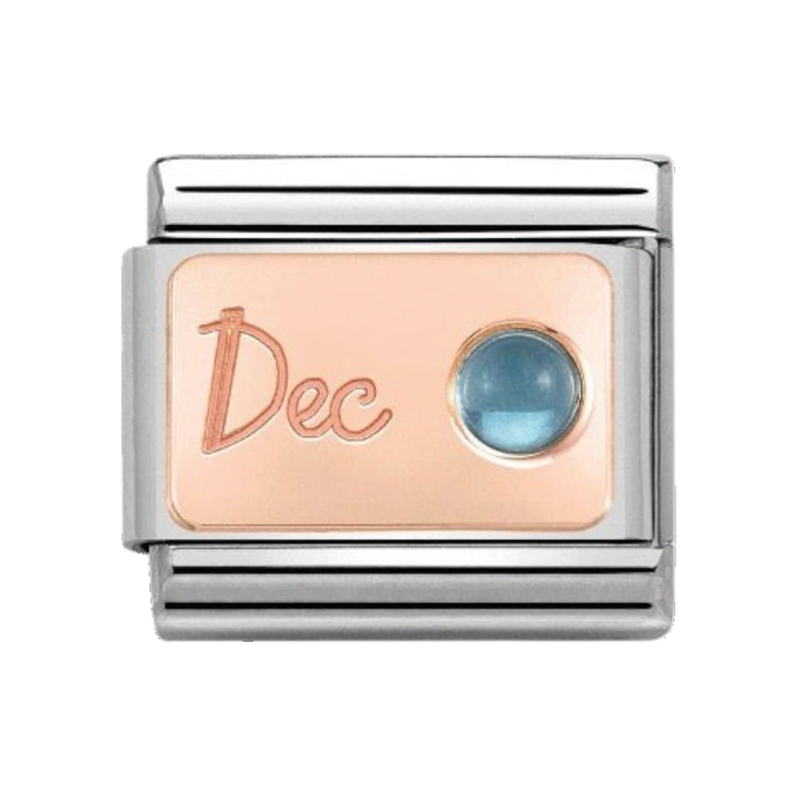 Nomination Rose Gold Classic December Charm 430508/12