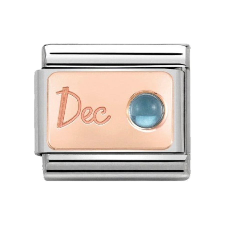 Nomination Rose Gold Classic December Charm 430508/12