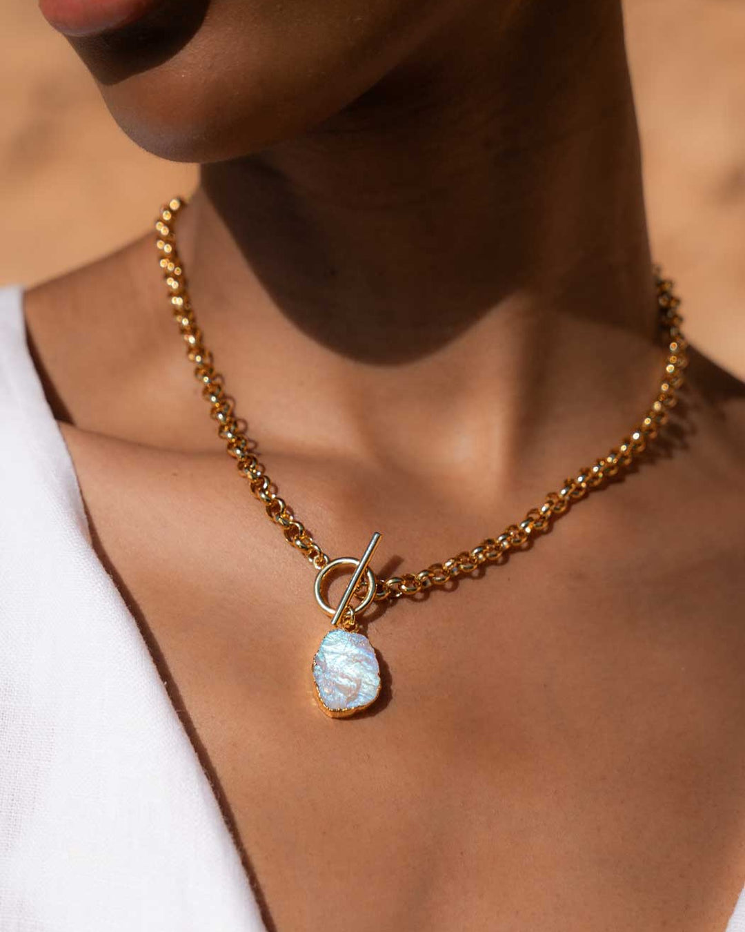 Formation Co Deity Moonstone Necklace