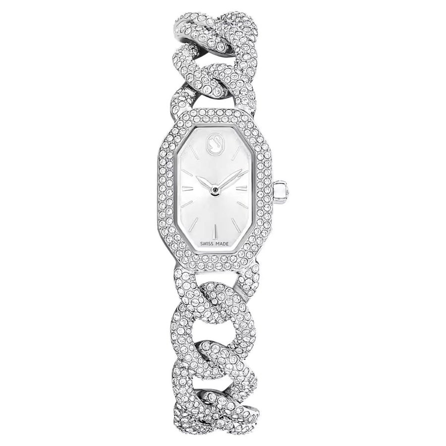 Swarovski Dextera Chain Watch Crystal Bracelet - Silver Tone - 5668899