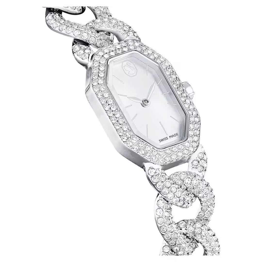Swarovski Dextera Chain Watch Crystal Bracelet - Silver Tone - 5668899
