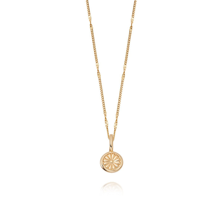 Daisy Bloom Mini Pendant Necklace - Gold DN01_GP