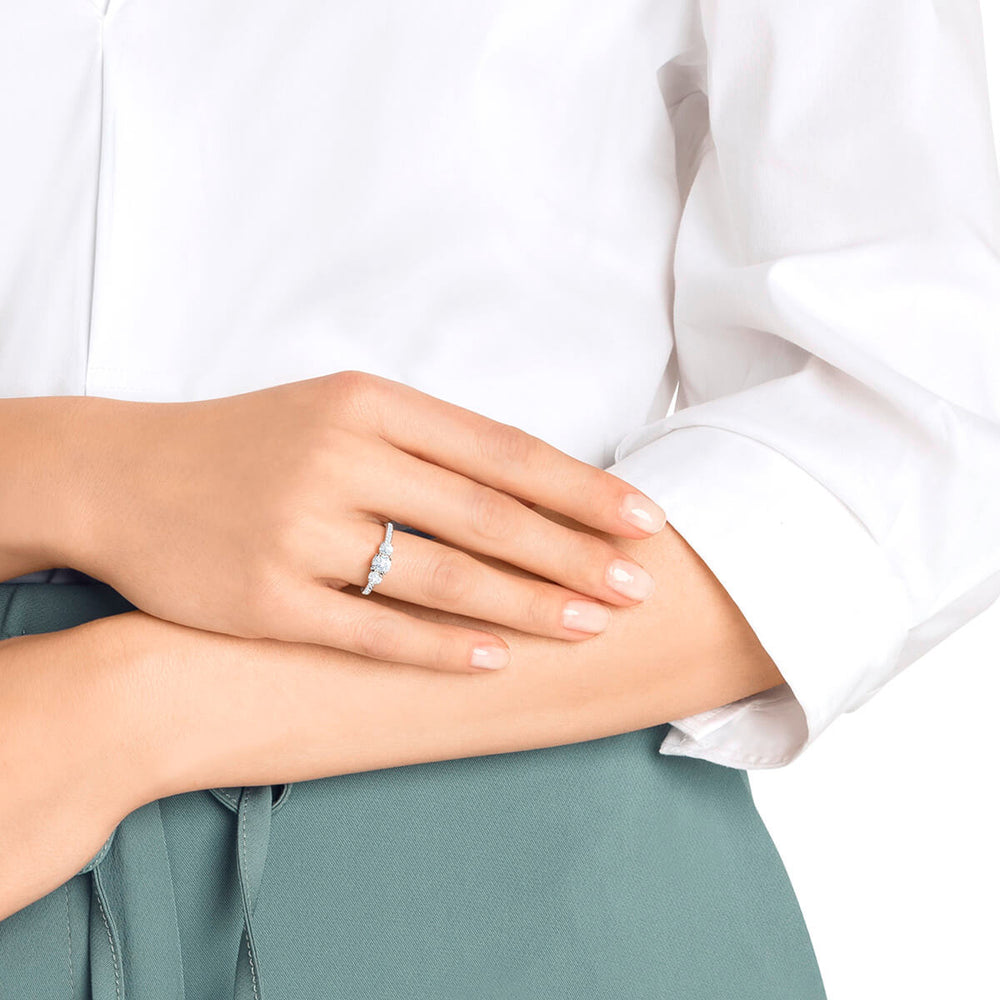 Swarovski Attract Trilogy Round Ring