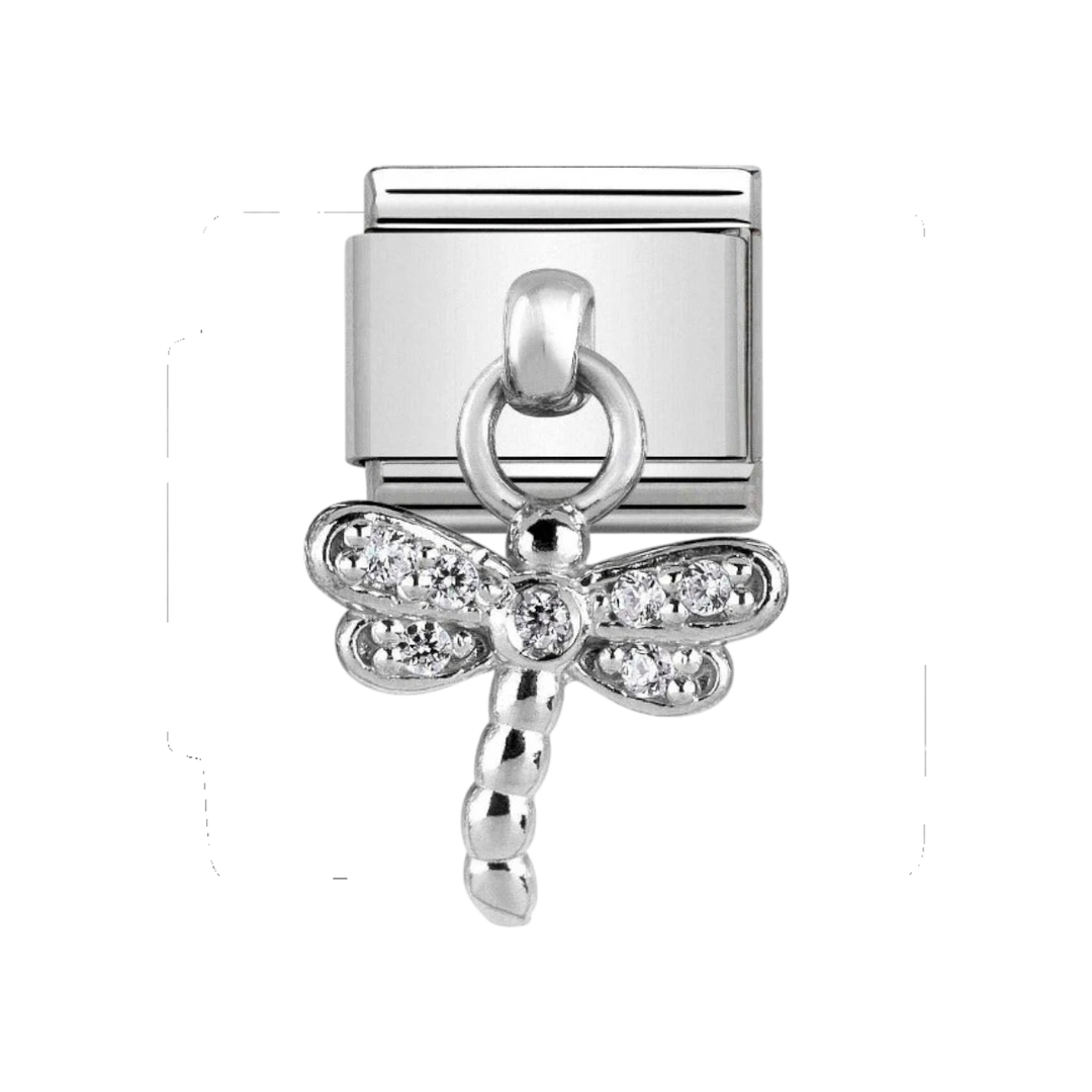 Nomination Classic Zirconia Dragonfly Charm - 331800/13