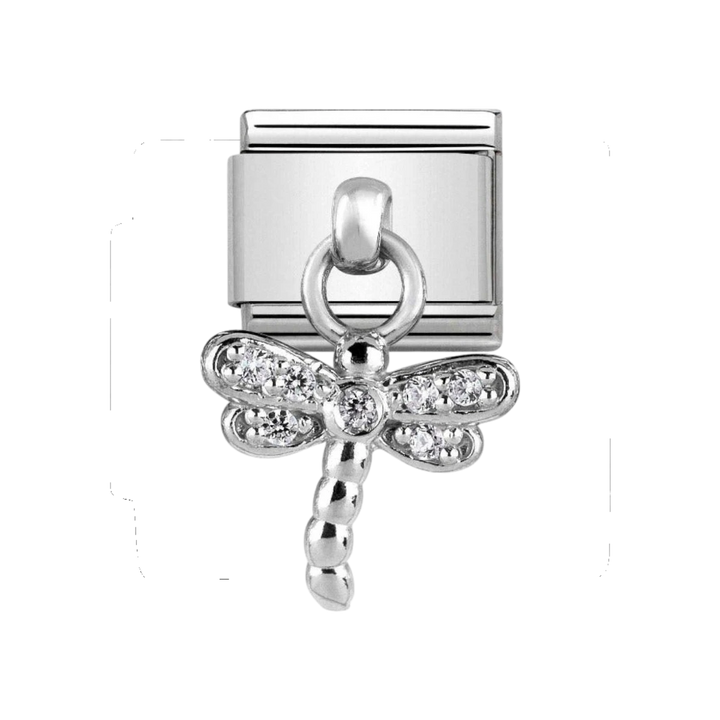 Nomination Classic Zirconia Dragonfly Charm - 331800/13