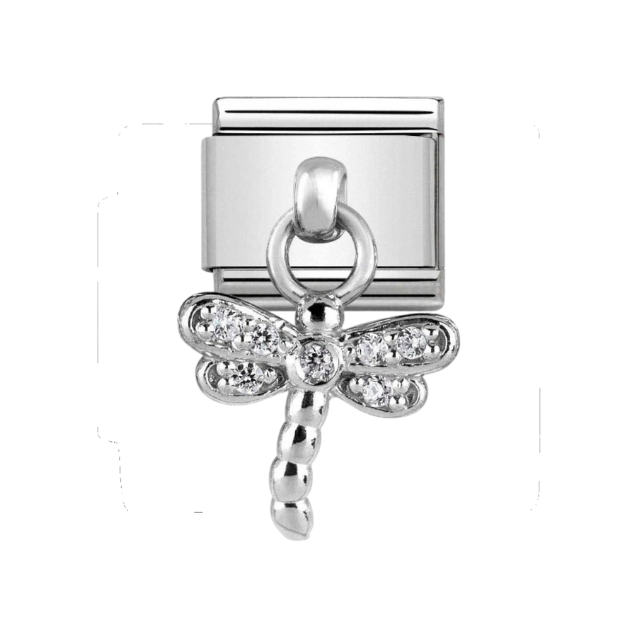 Nomination Classic Zirconia Dragonfly Charm - 331800/13