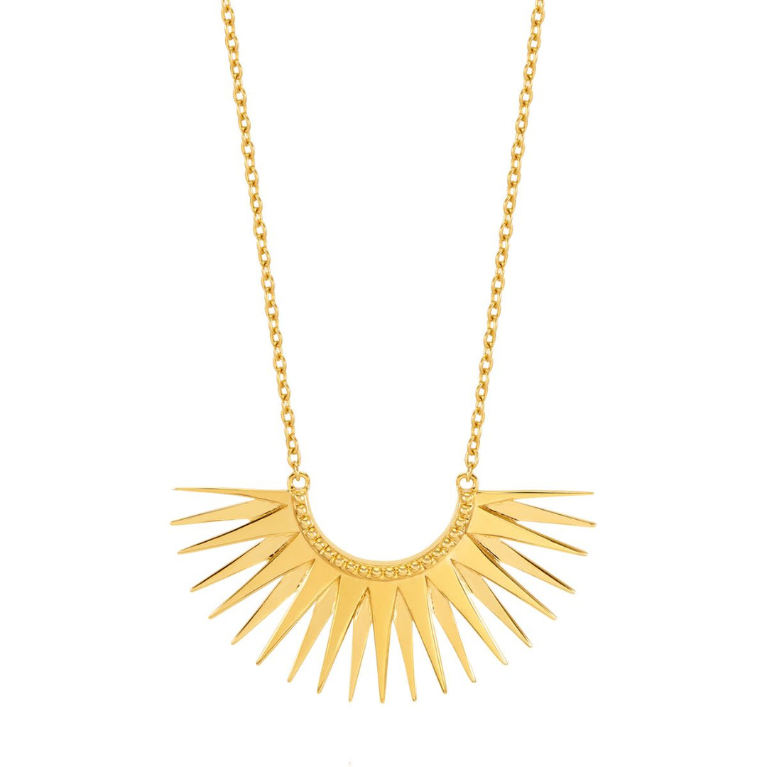 Rachel Jackson Rising Sun Necklace Gold