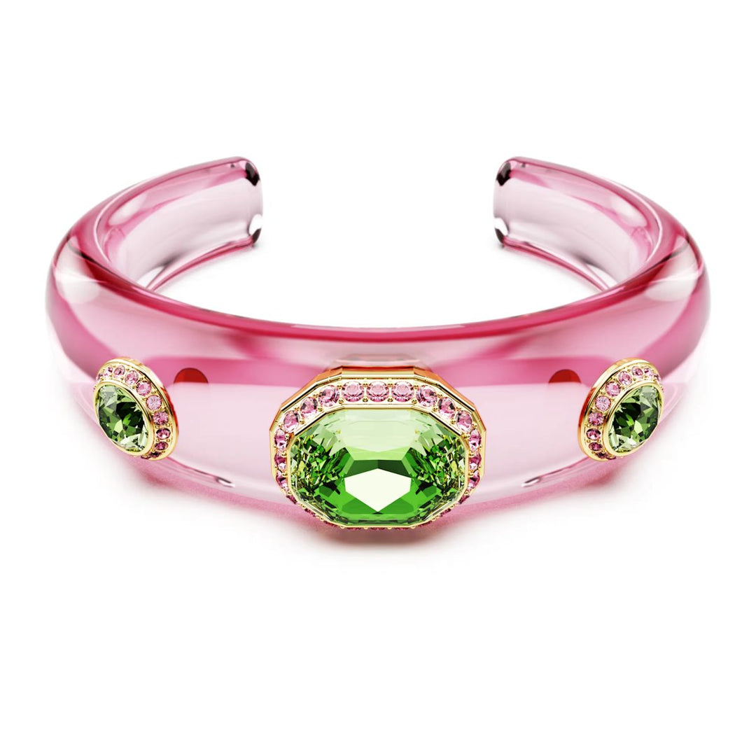 Swarovski Dulcis Cuff Mixed Cuts - Multicoloured Gold Tone Plating - 5714383