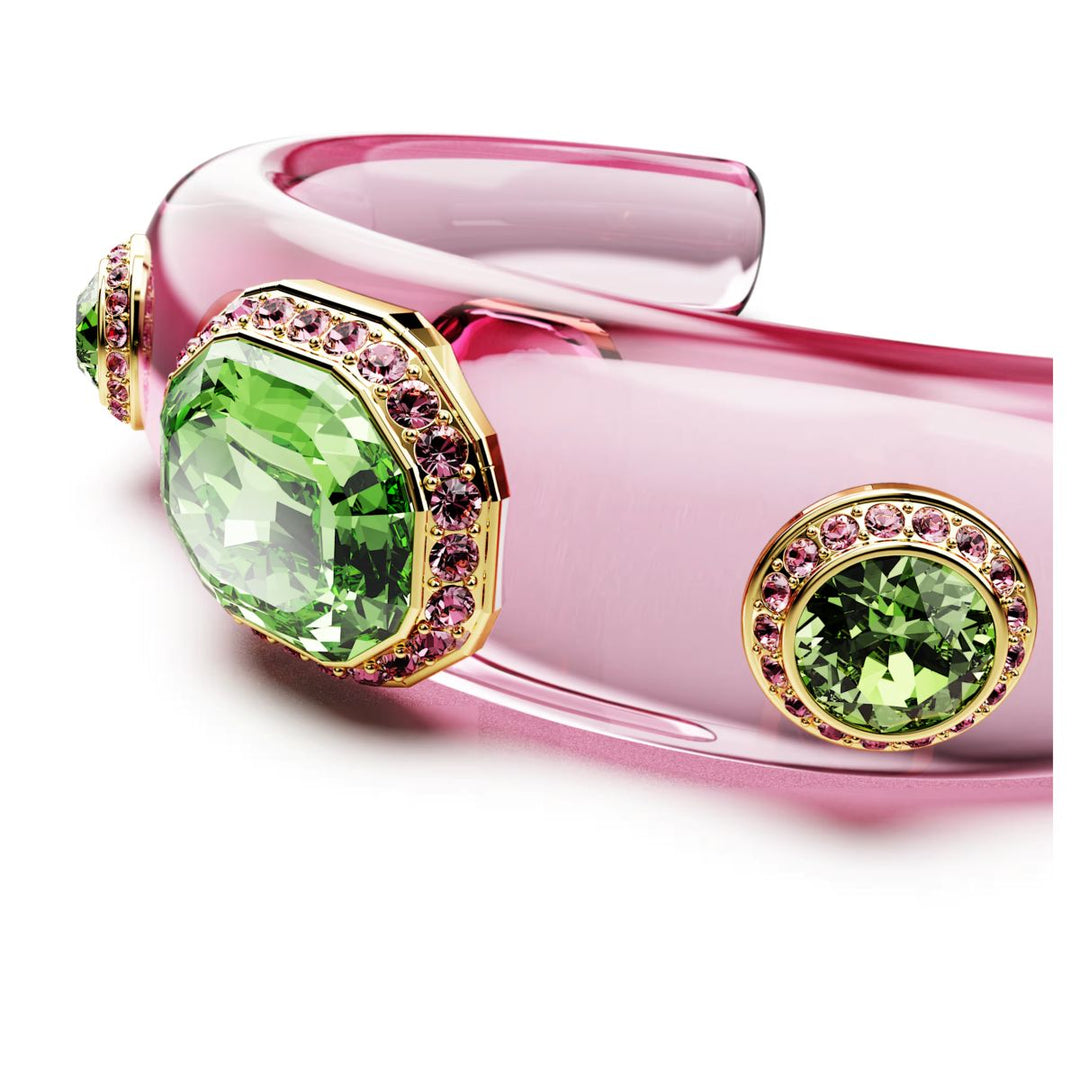 Swarovski Dulcis Cuff Mixed Cuts - Multicoloured Gold Tone Plating - 5714383