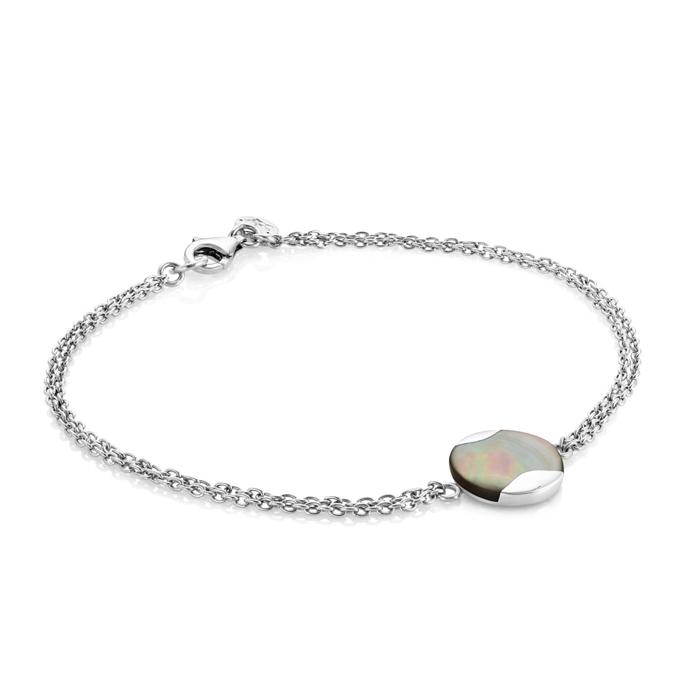 Jersey Pearl Mother of Pearl Grey Dune Bracelet