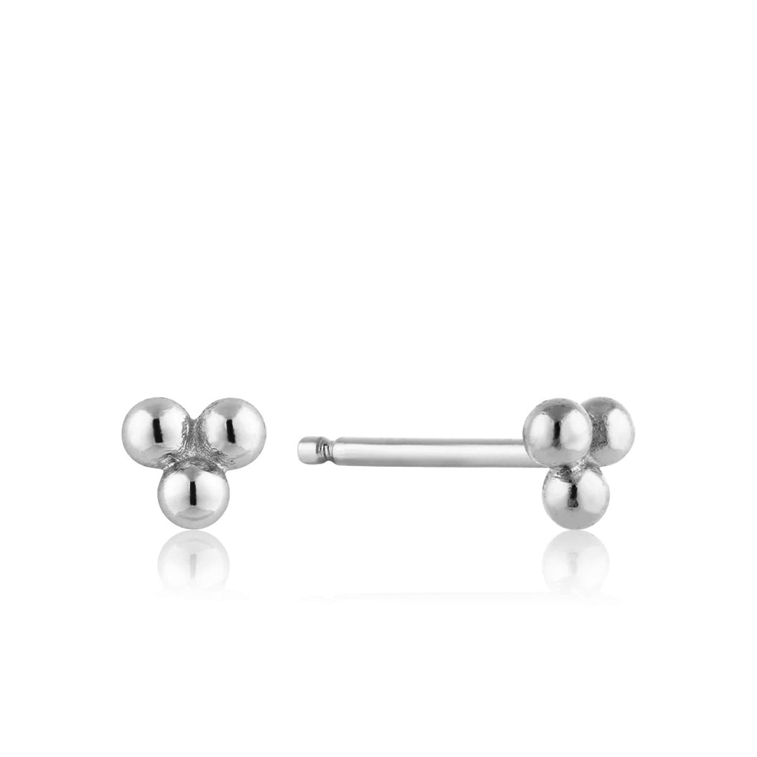 Ania Haie Modern Triple Ball Stud Earrings