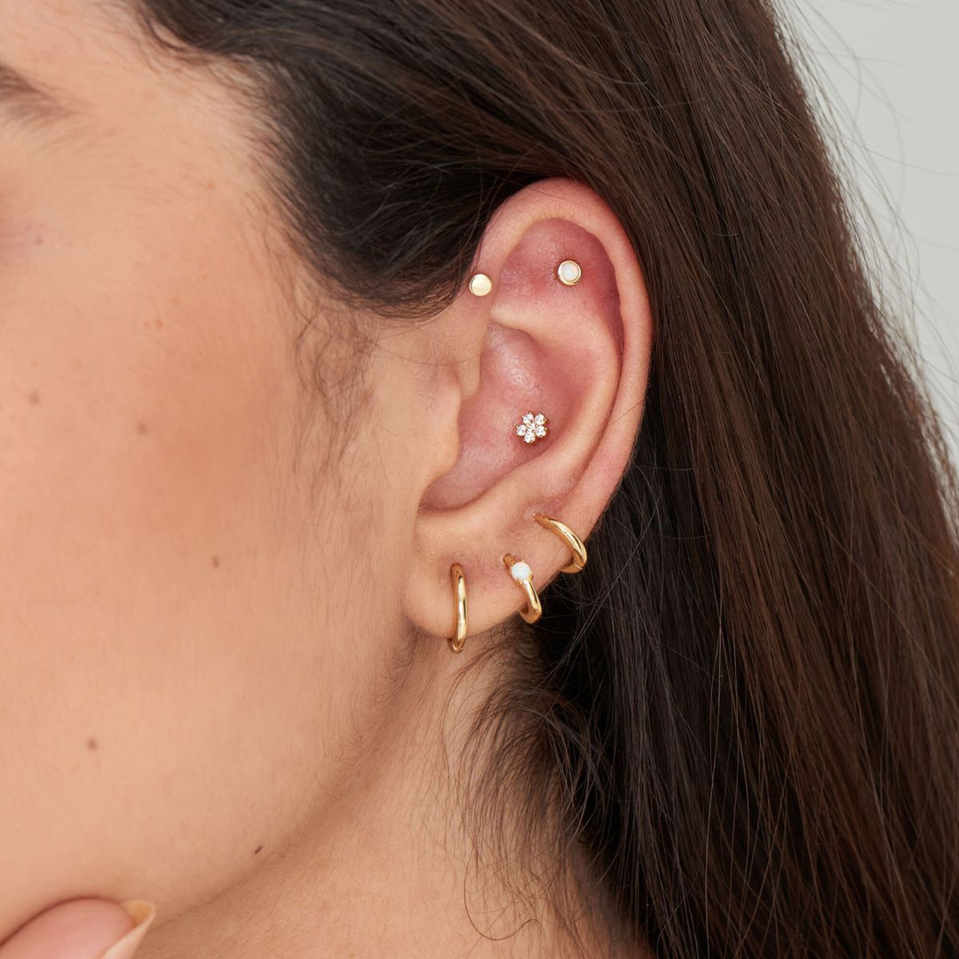 Ania Haie Disc Barbell Single Earring - Gold - E035-04G