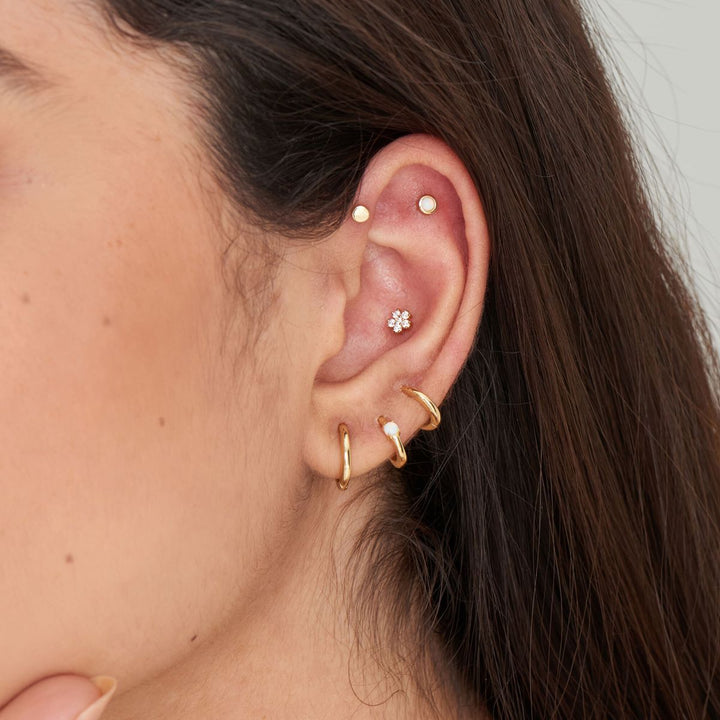 Ania Haie Disc Barbell Single Earring - Gold - E035-04G