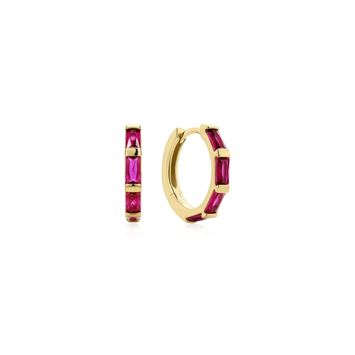 Ania Haie Gold RosÃ© Holiday Huggie Hoop Earrings - E071-04G