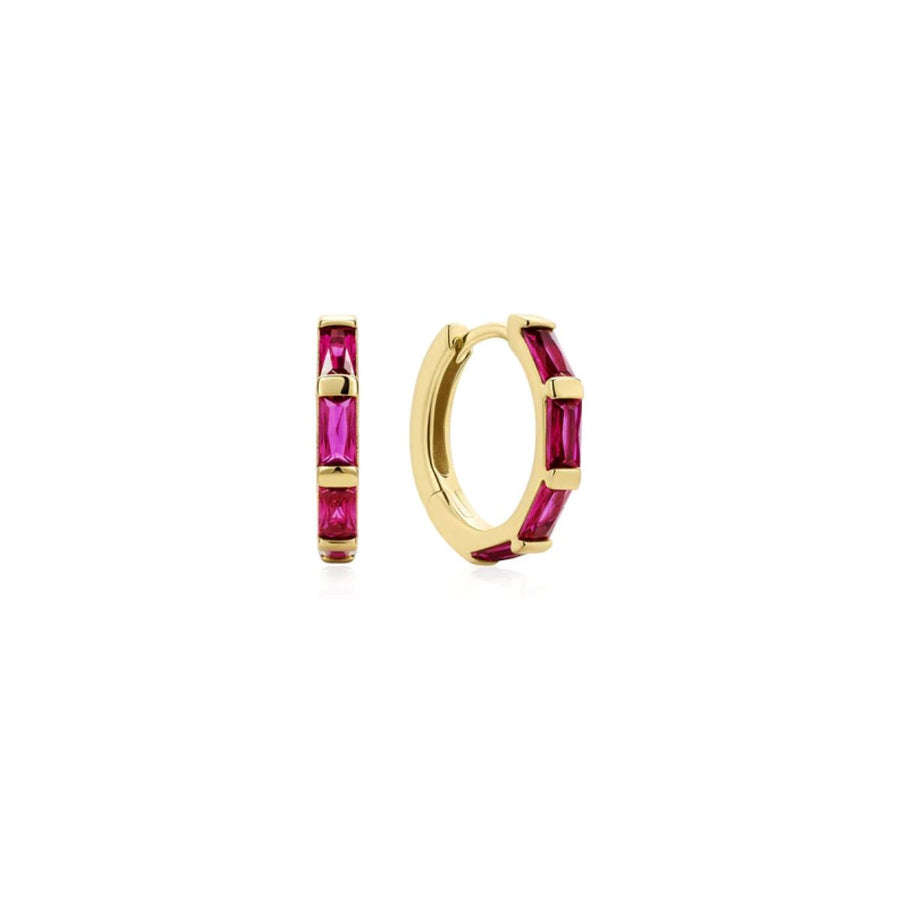 Ania Haie Gold RosÃ© Holiday Huggie Hoop Earrings - E071-04G