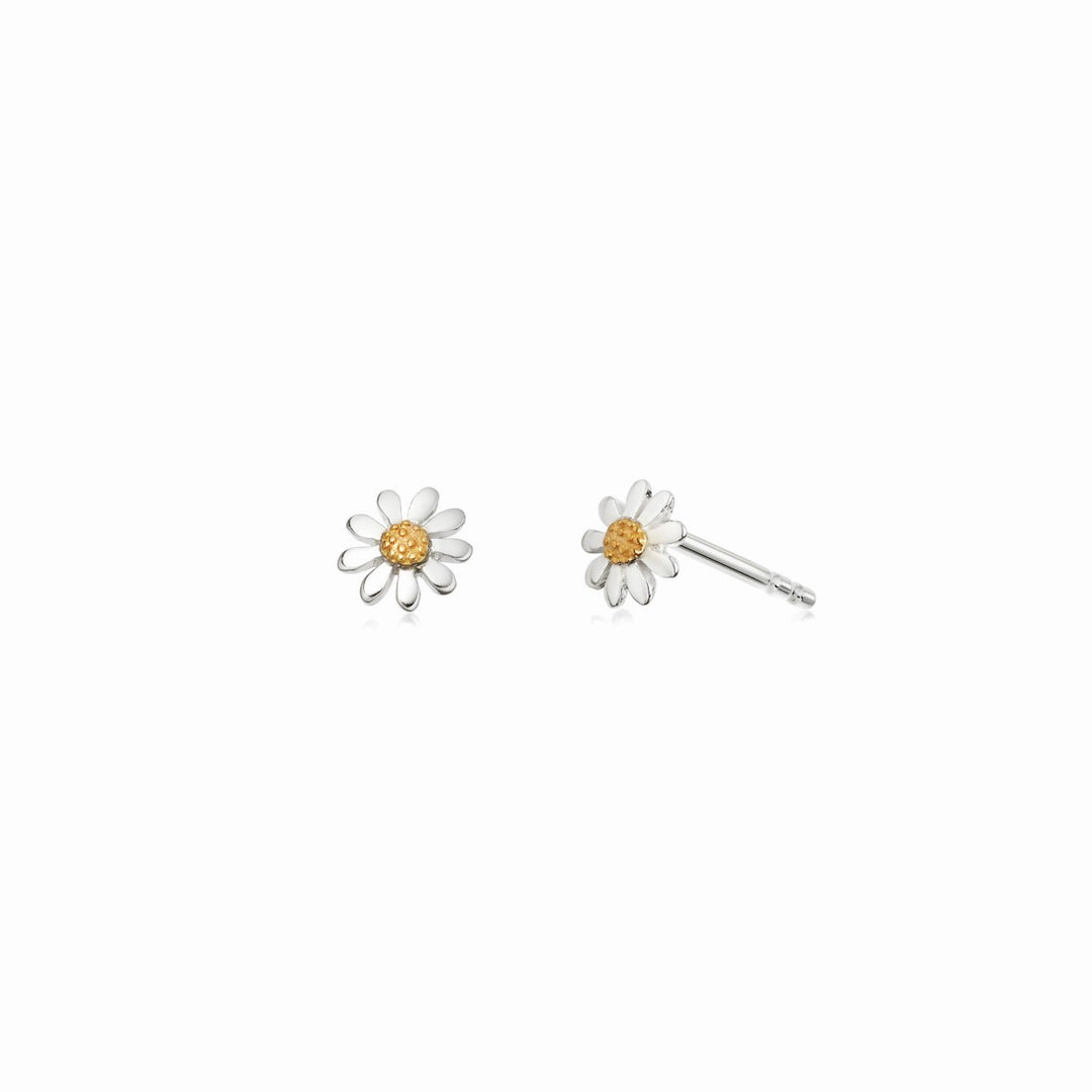 Daisy Marguerite Daisy Stud Earrings - Silver E4001