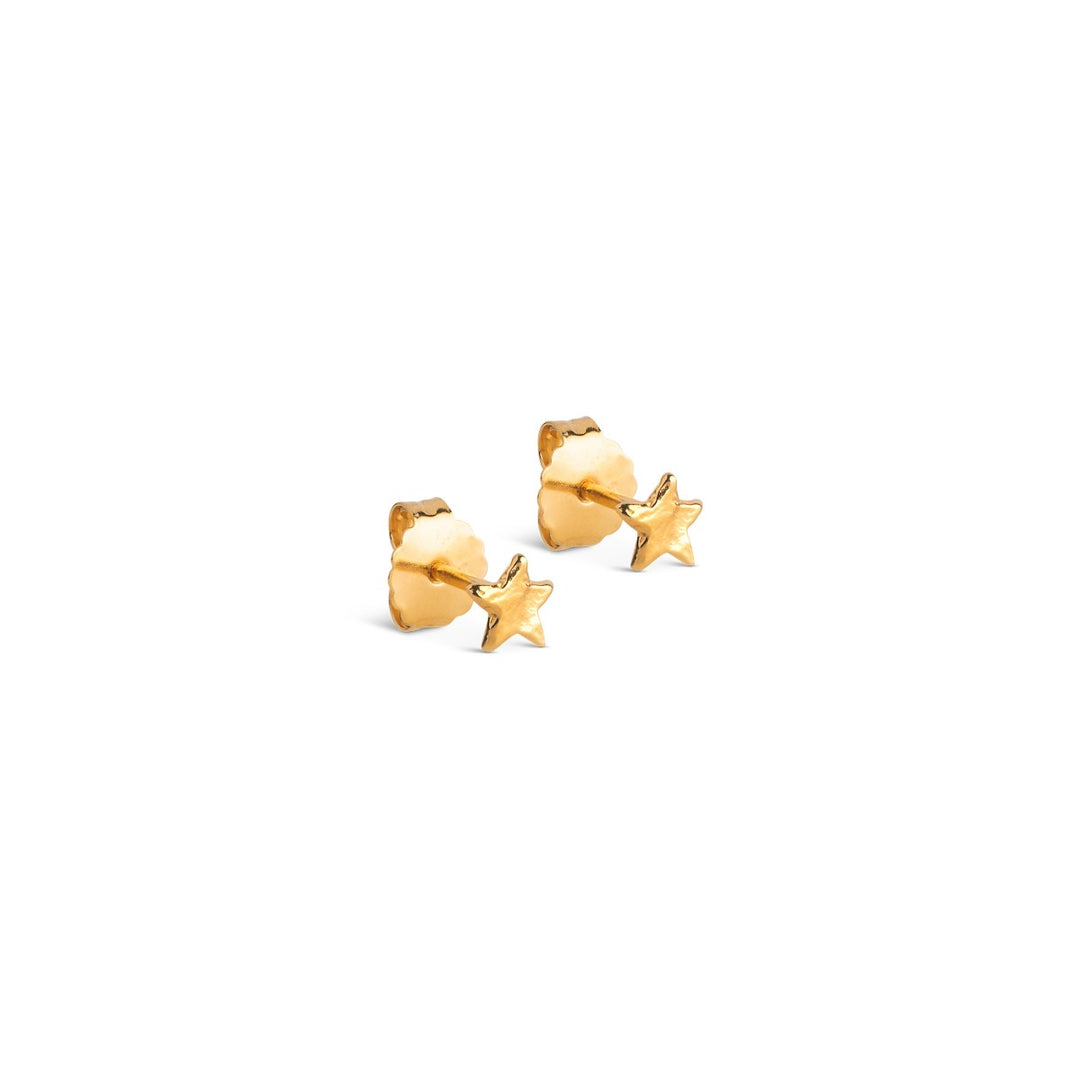 Enamel Copenhagen Star Energy Gold Stud Earrings E410G