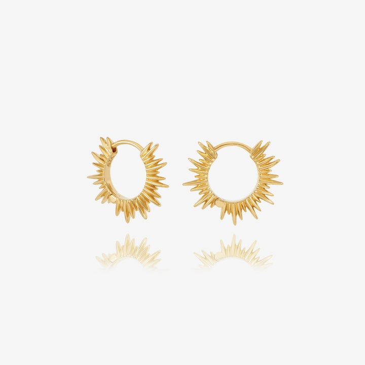 Rachel Jackson Electric Goddess Mini Huggie Hoop Earrings Gold EGE8GP