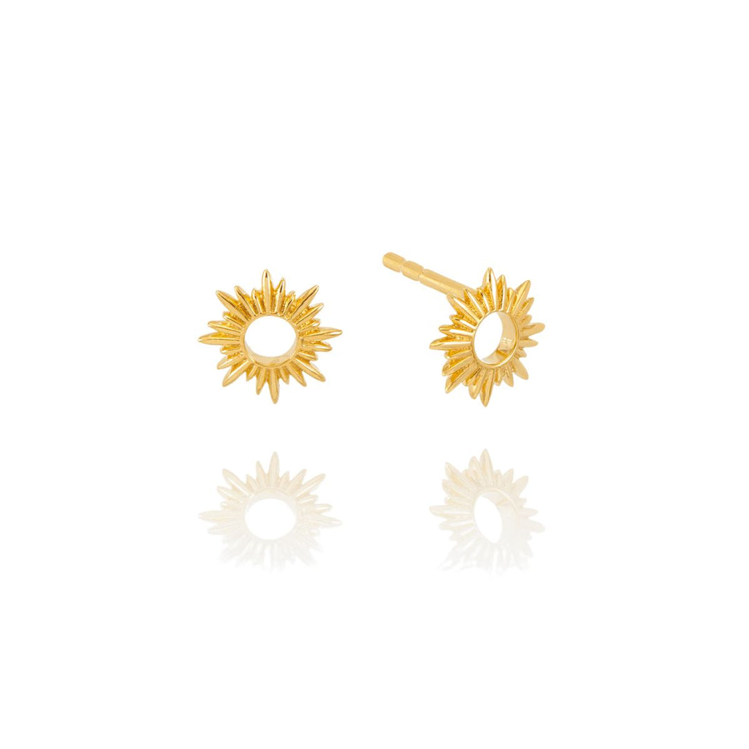 Rachel Jackson Eternal Sun Stud Earrings Gold