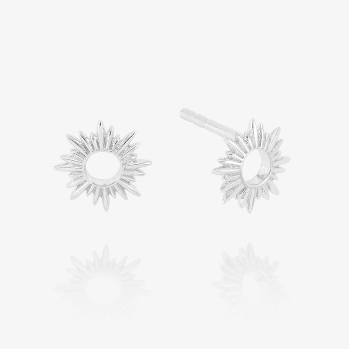 Rachel Jackson Eternal Sun Stud Earrings Silver EGME1S