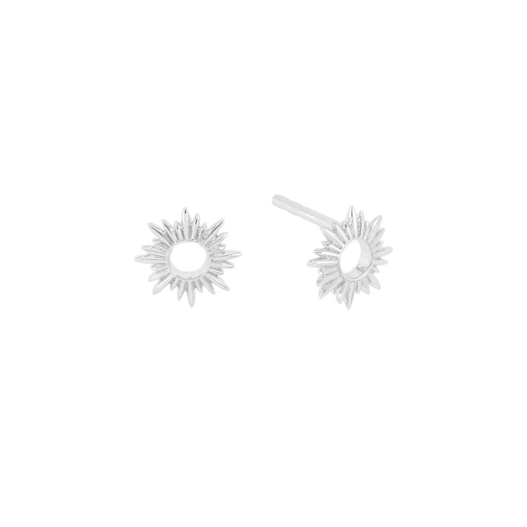 Rachel Jackson Eternal Sun Stud Earrings Silver EGME1S