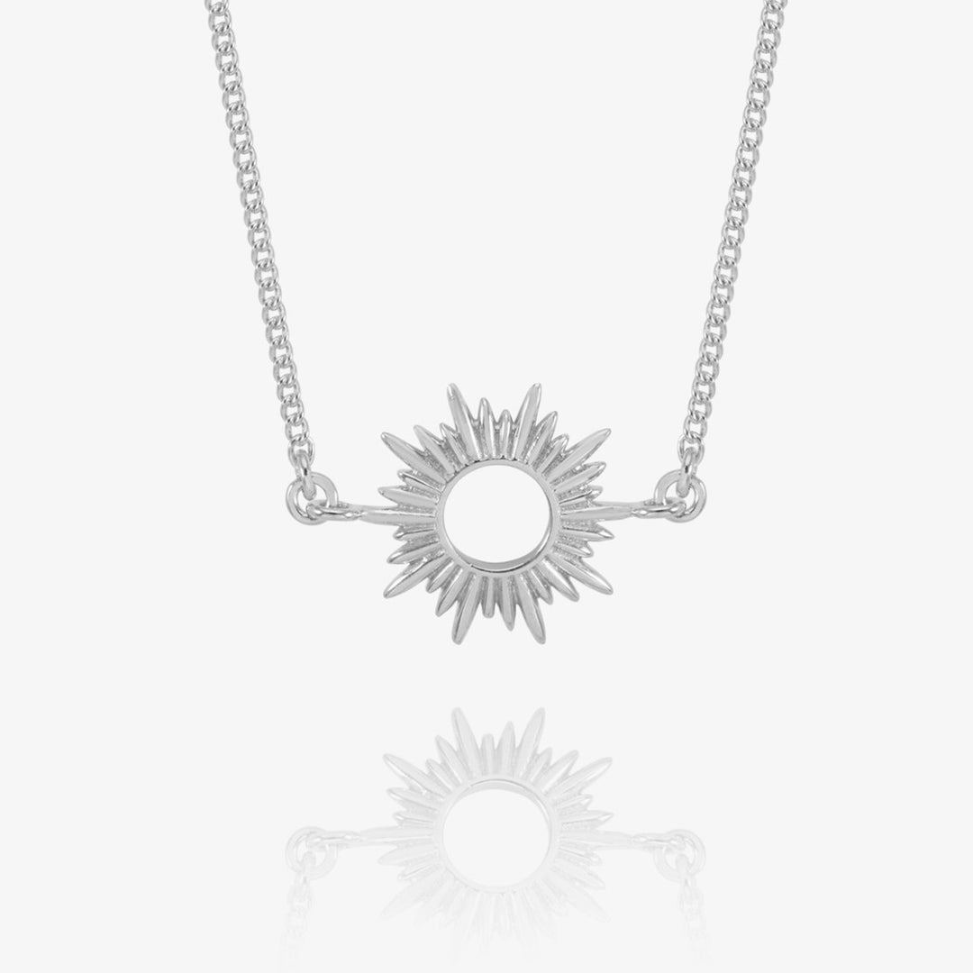 Rachel Jackson Eternal Sun Necklace Silver - EGMN3S