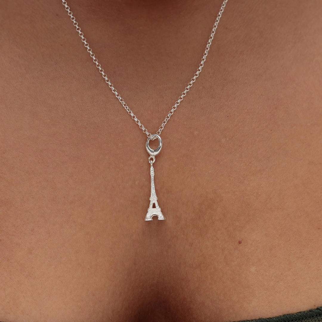 Lily Charmed Eiffel Tower Charm Silver - item number CSEI