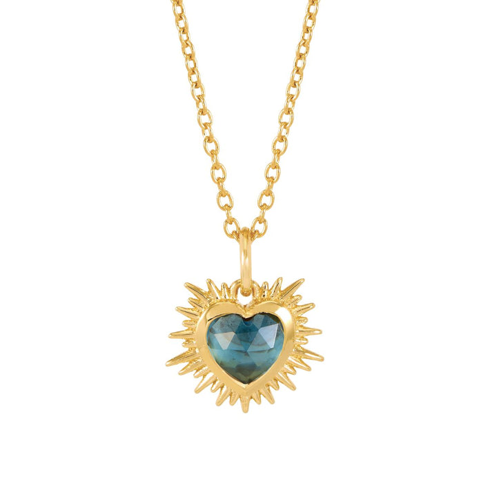 London blue topaz pendant