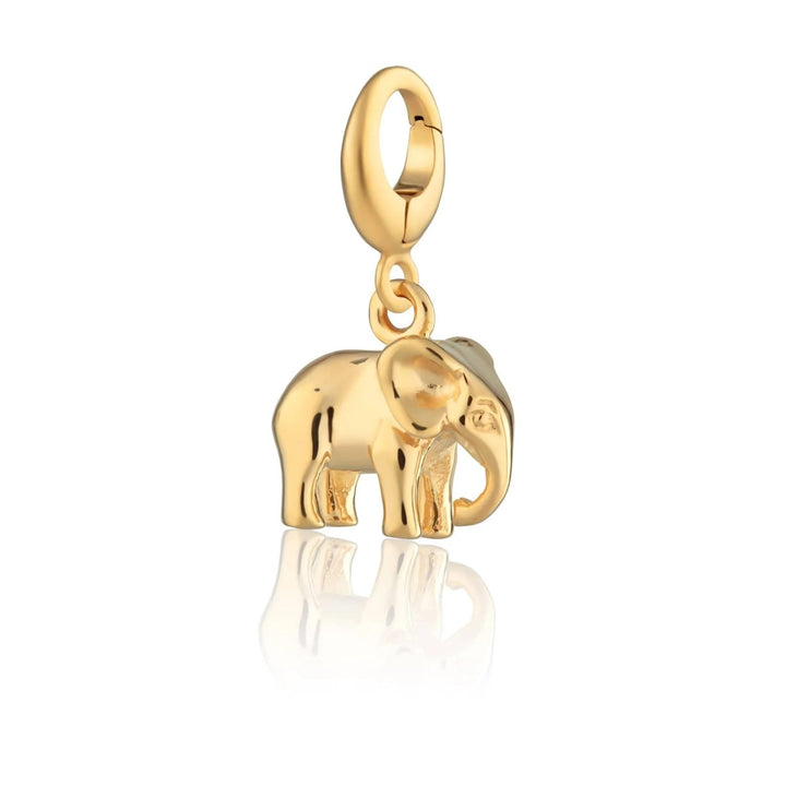 Lily Charmed Elephant Charm Gold - item number CGEL