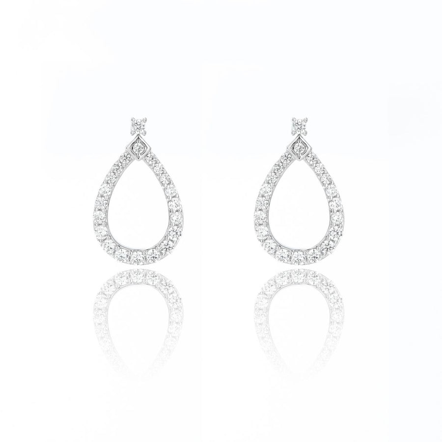 Georgini Goddess Freya Earrings - Silver - IE1117W