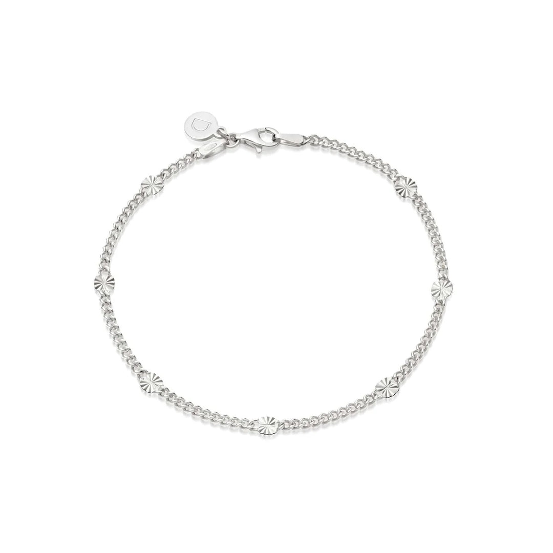Daisy Estée Lalonde Sunburst Chain Bracelet - Silver - ELBR07_SLV