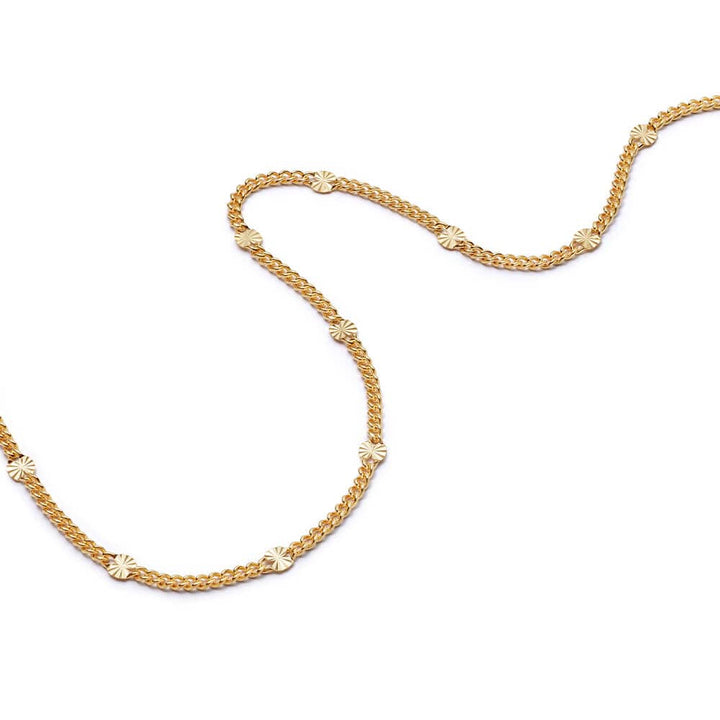 Daisy Estée Lalonde Sunburst Chain Necklace - Gold - ELN10_GP