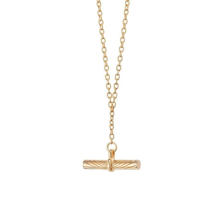 Daisy Estee Lalonde T-Bar Necklace - Gold ELN04_GP