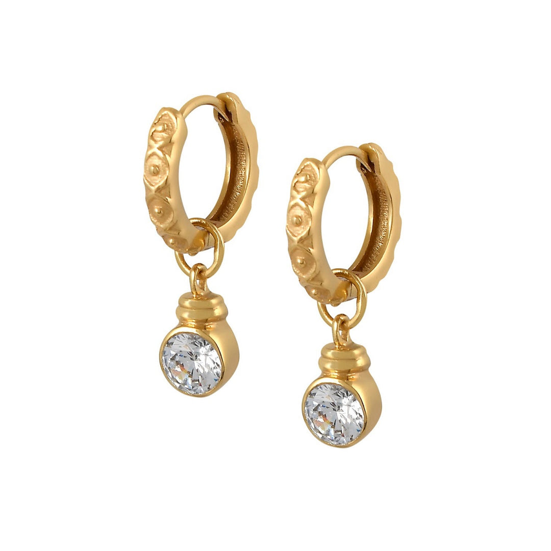 Shyla London Estelle Earrings - Crystal Clear