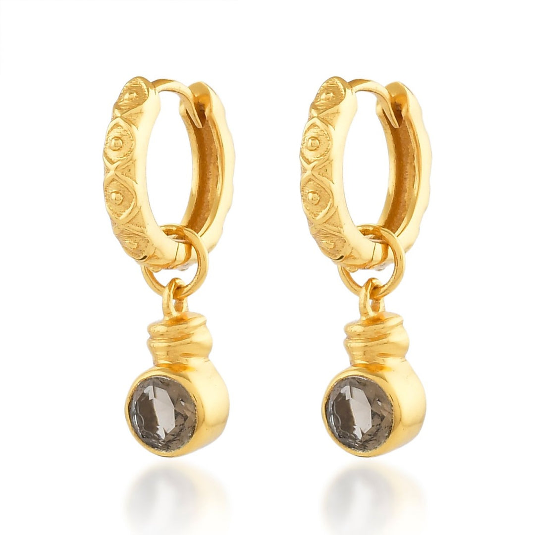 Shyla London Estelle Earrings - Smoky