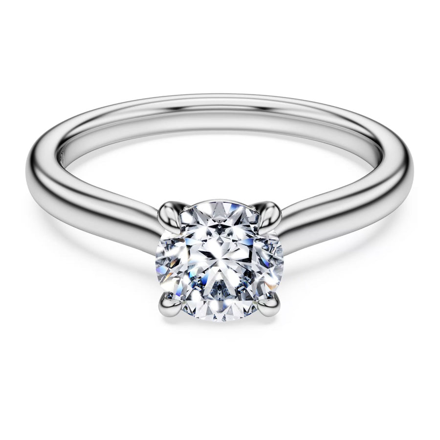 Swarovski Eternity Solitaire Ring - Lab-Grown Diamond 1ct Round 18k White Gold 5697797