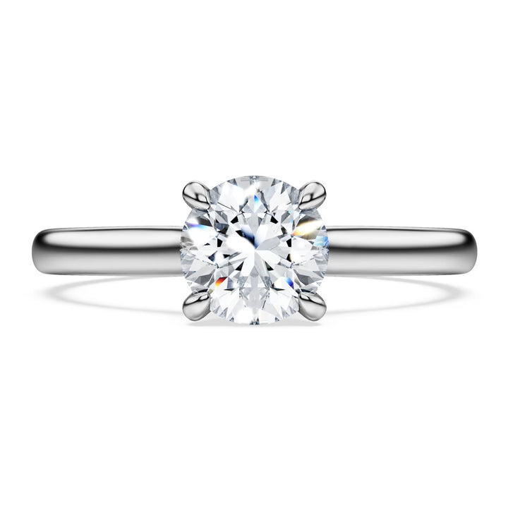 Swarovski Eternity Solitaire Ring - Lab-Grown Diamond 1ct Round 18k White Gold 5697797
