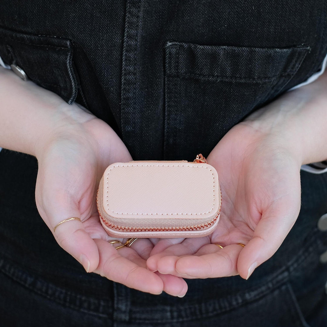 Stackers Blush Petite Zipped Jewellery Box 75340