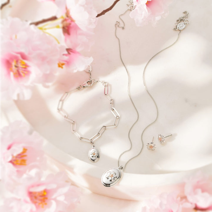 Clogau Forget Me Not Silver Bracelet - 3SFMN0747