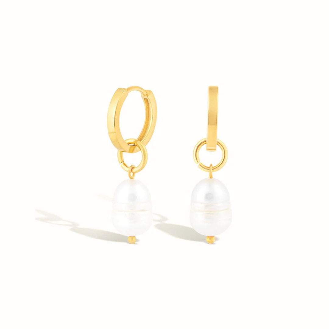 Formation Co Gaia Pearl Hoop Earrings