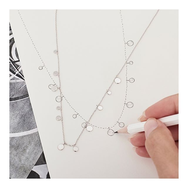 Ania Haie Geometry Mixed Discs Necklace